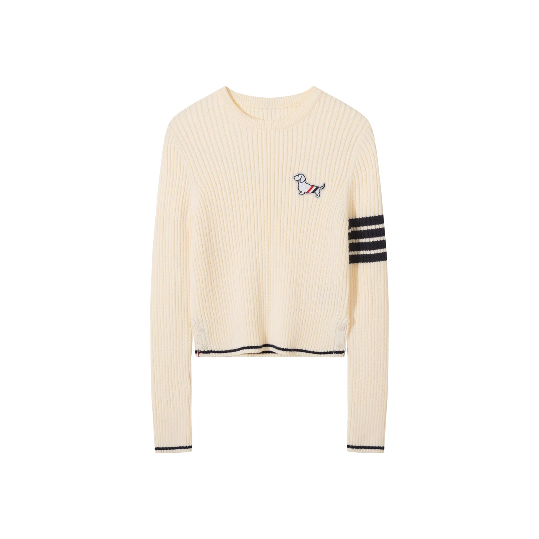 70054女装简约通勤韩版时尚套装针织春秋冬厚款