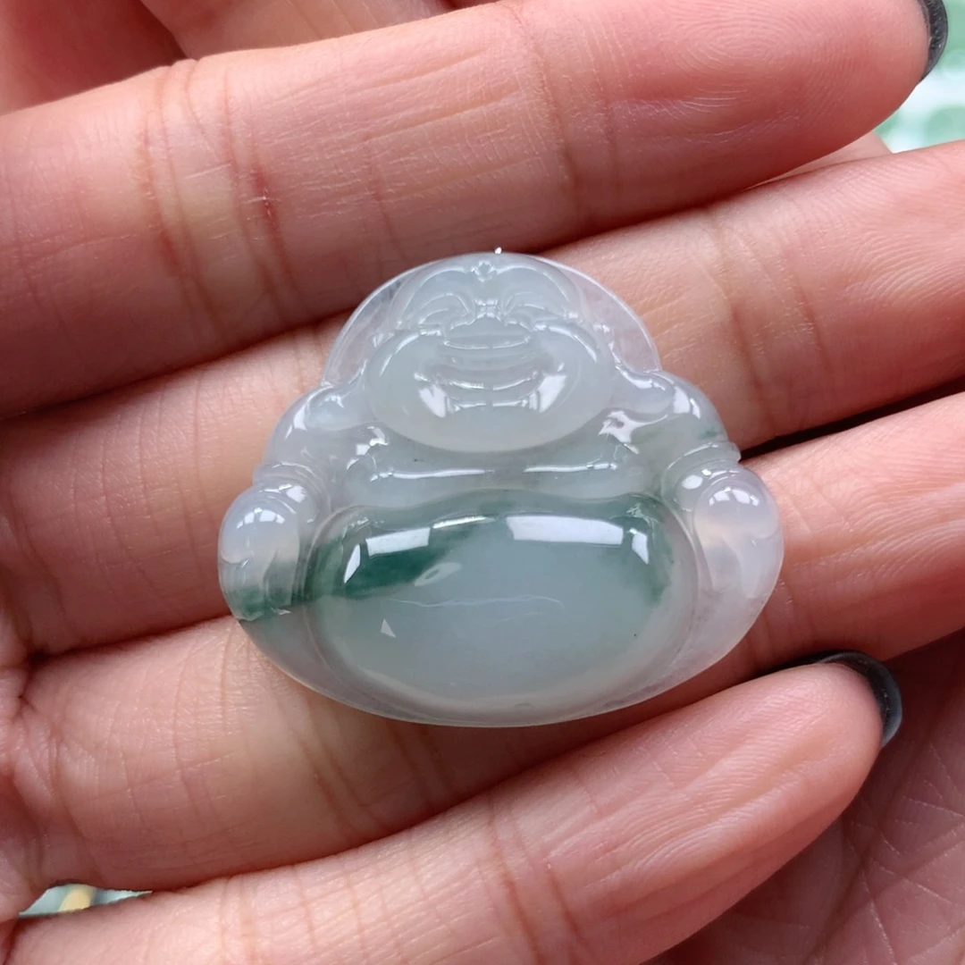 翡翠吊坠(不含链)未镶嵌佛公