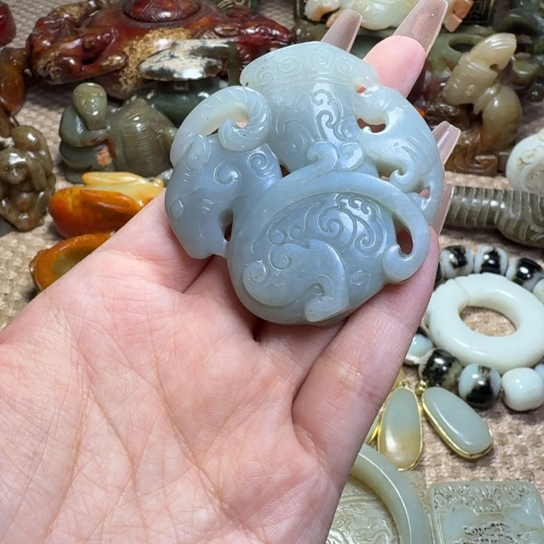 白玉菩提吊坠挂件