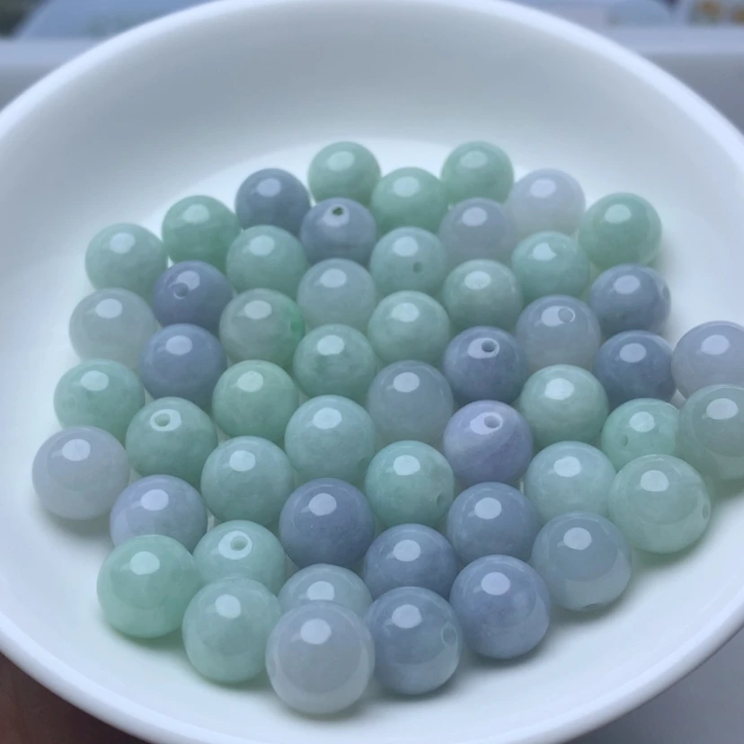 【闪购商品】散珠翡翠卡9.6冰紫绿5颗