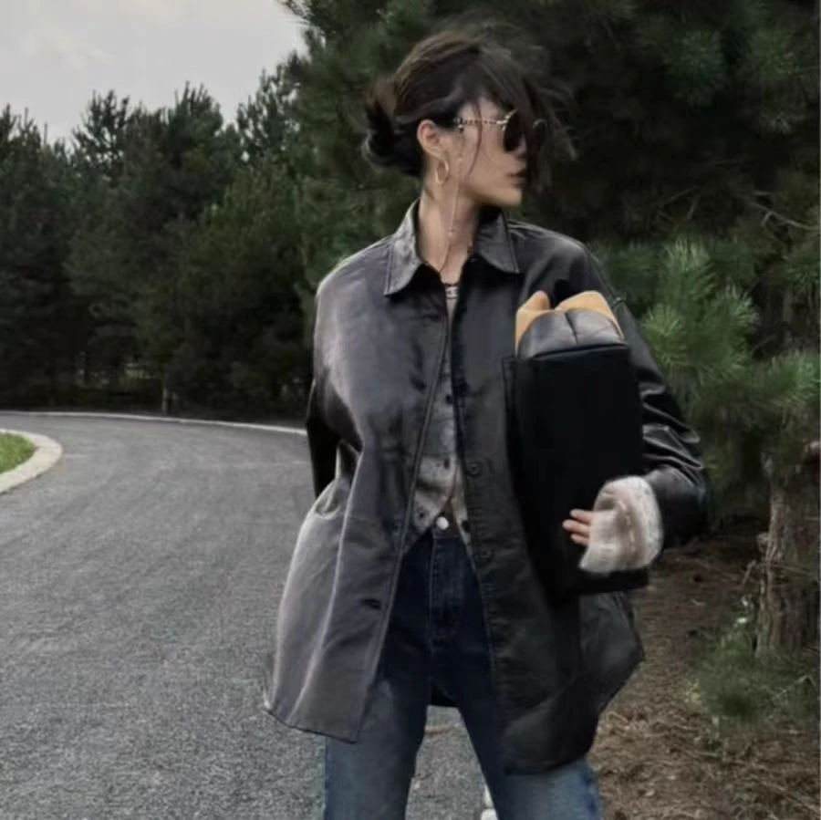 「Darley推荐」“爱随风起”｜植鞣皮｜女士时尚衬衫风衣外套百搭设计师