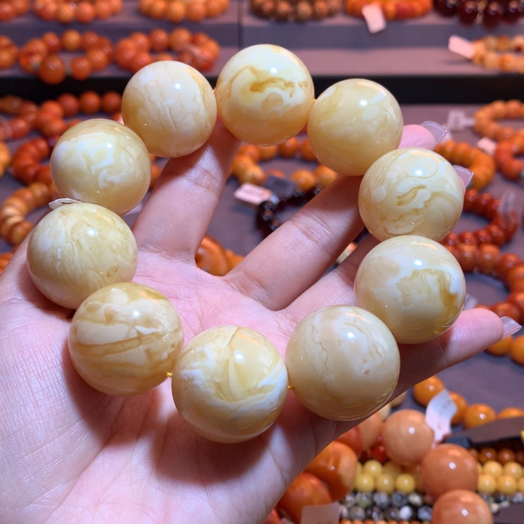 【闪购商品】手串蜜蜡未镶嵌康*德蜜蜡手串