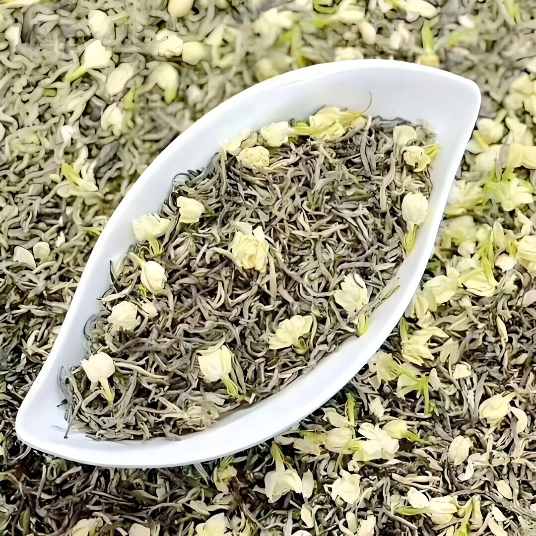 茉莉花茶飘雪白雪公主春茶新茶六窨爽口留香窨制嫩芽嫩叶耐泡