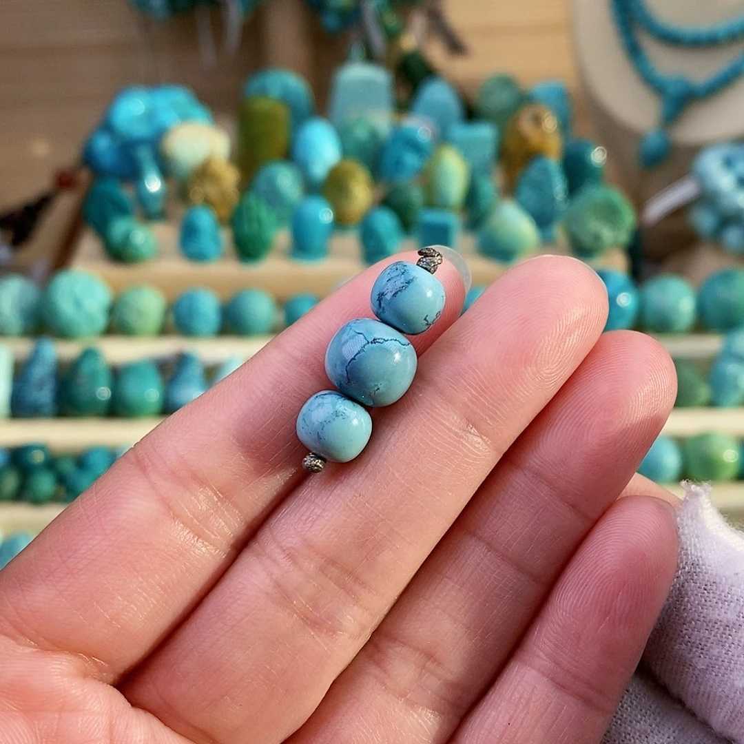 绿松石珠宝奇石未镶嵌