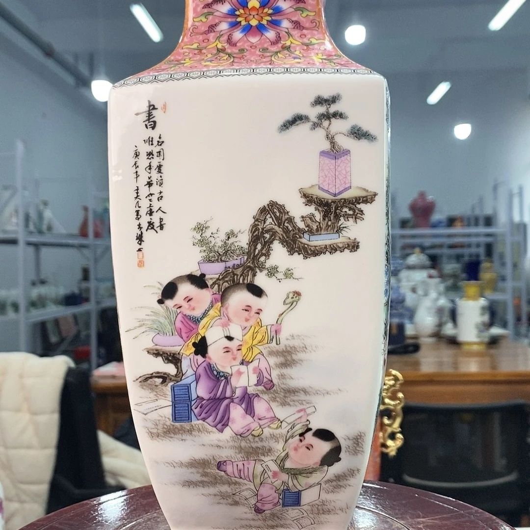 摆件景德镇陶瓷花瓶摆件