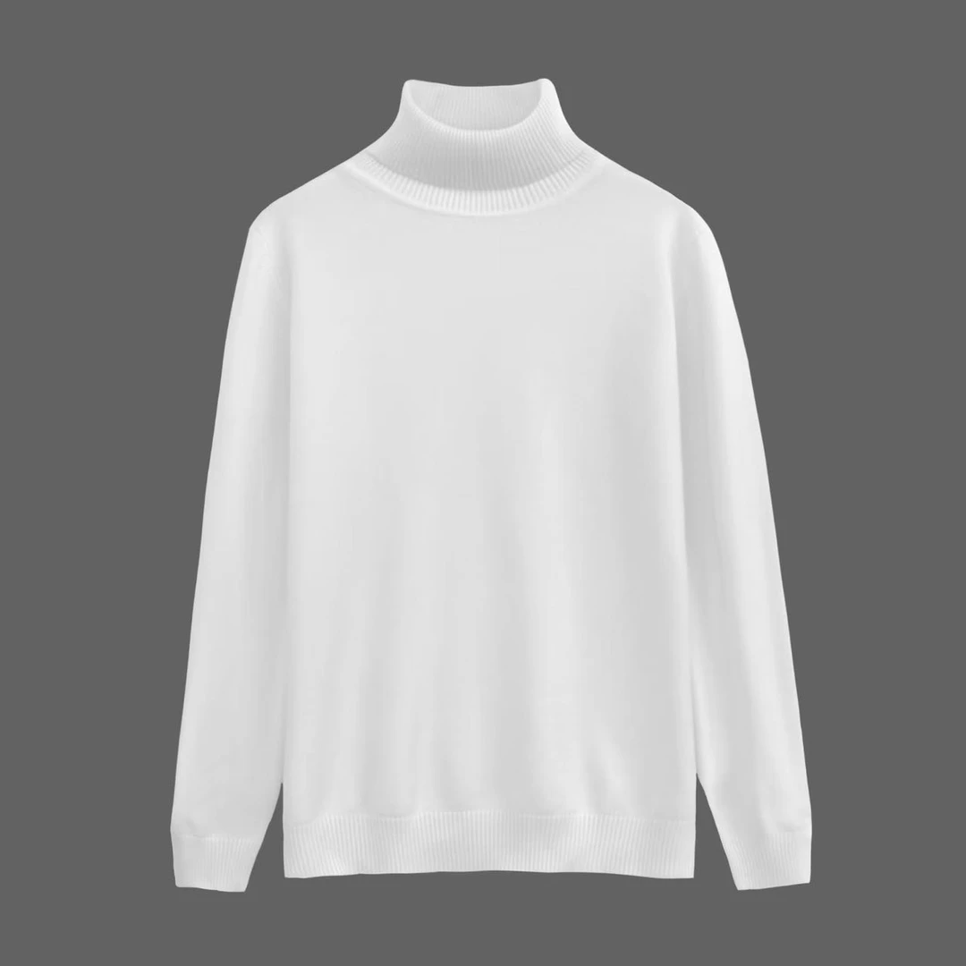 高领毛衣男修身黑色秋冬季新款加厚针织衫潮流男士内搭打底衫