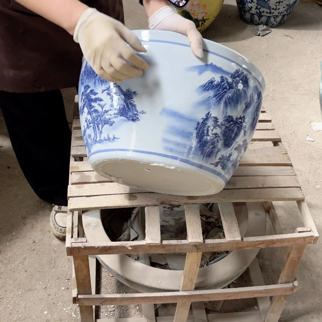瓷片山水42.88888888