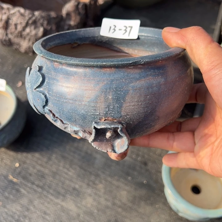 陶瓷13-37花盆小鹿