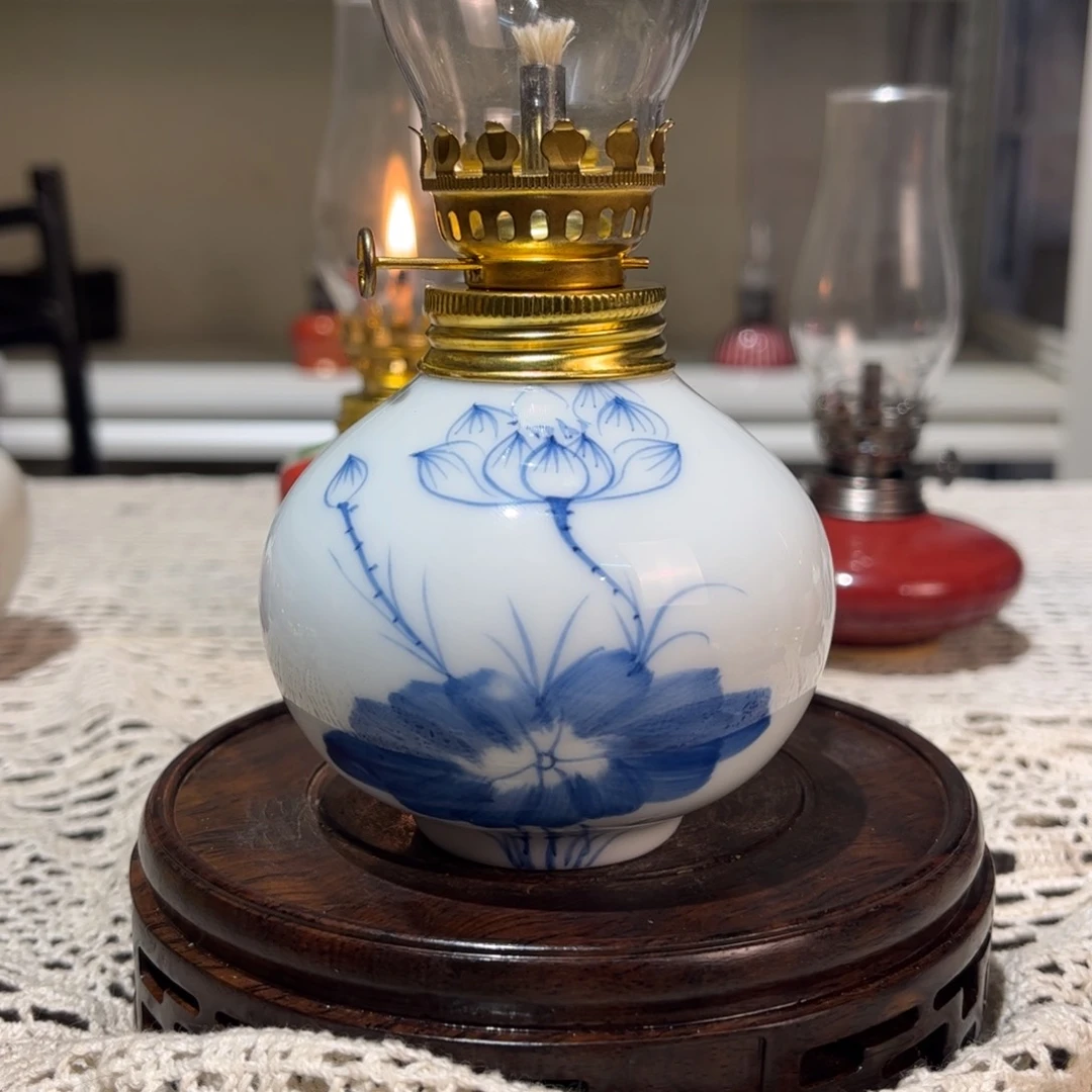摆件景德镇陶瓷香薰灯