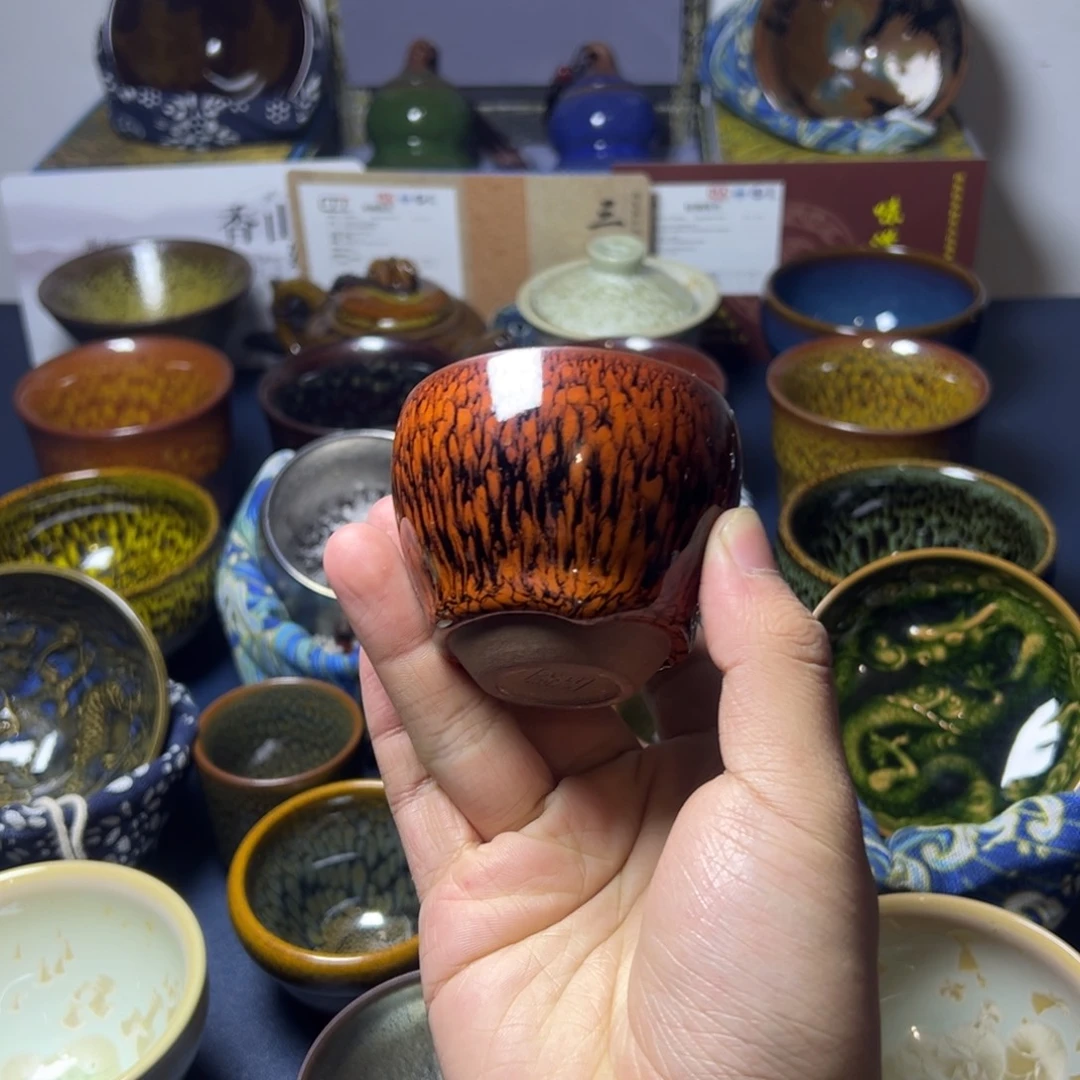 茶盏建阳建盏喝茶主人杯