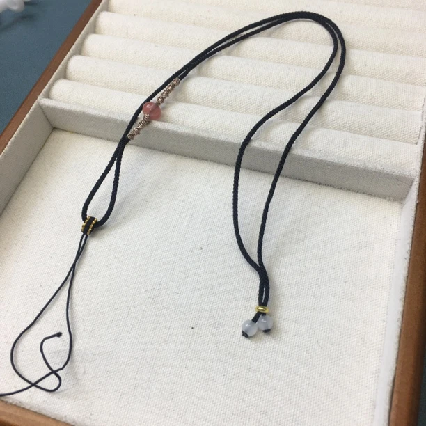 手工编织吊坠绳项链绳调节挂绳