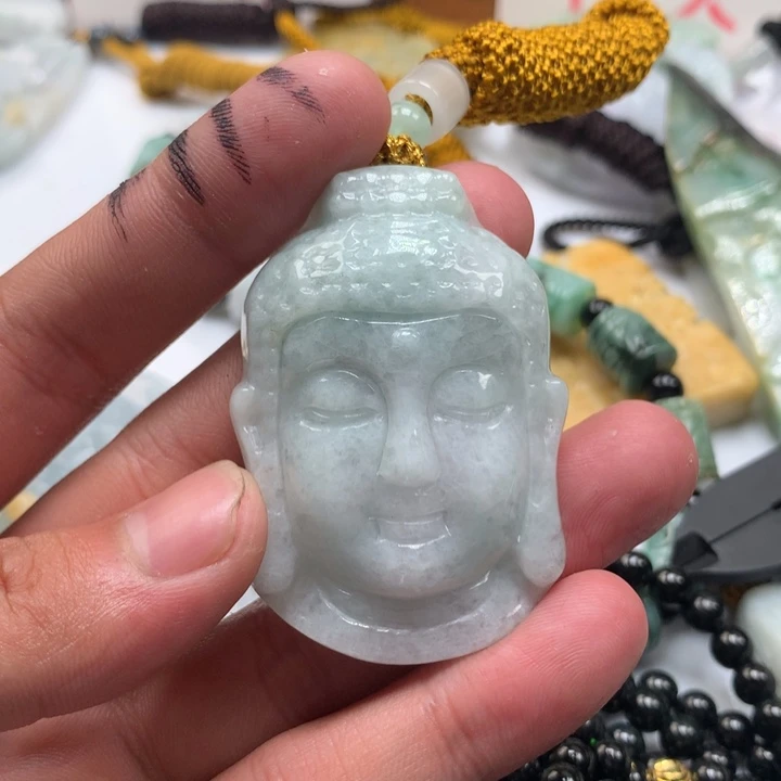 颈饰未镶嵌翡翠保真天然a货翡翠
