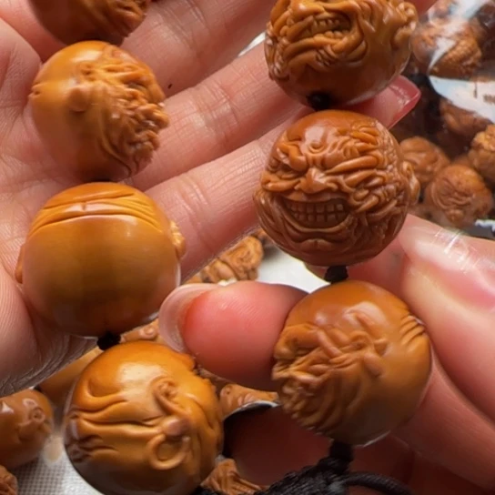 北***号手串橄榄核橄榄雕工艺品