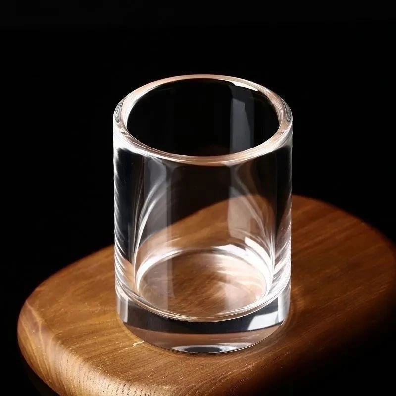 老师傅手工打磨原矿水晶杯茶杯主人杯酒杯茶具水晶高端杯210ml