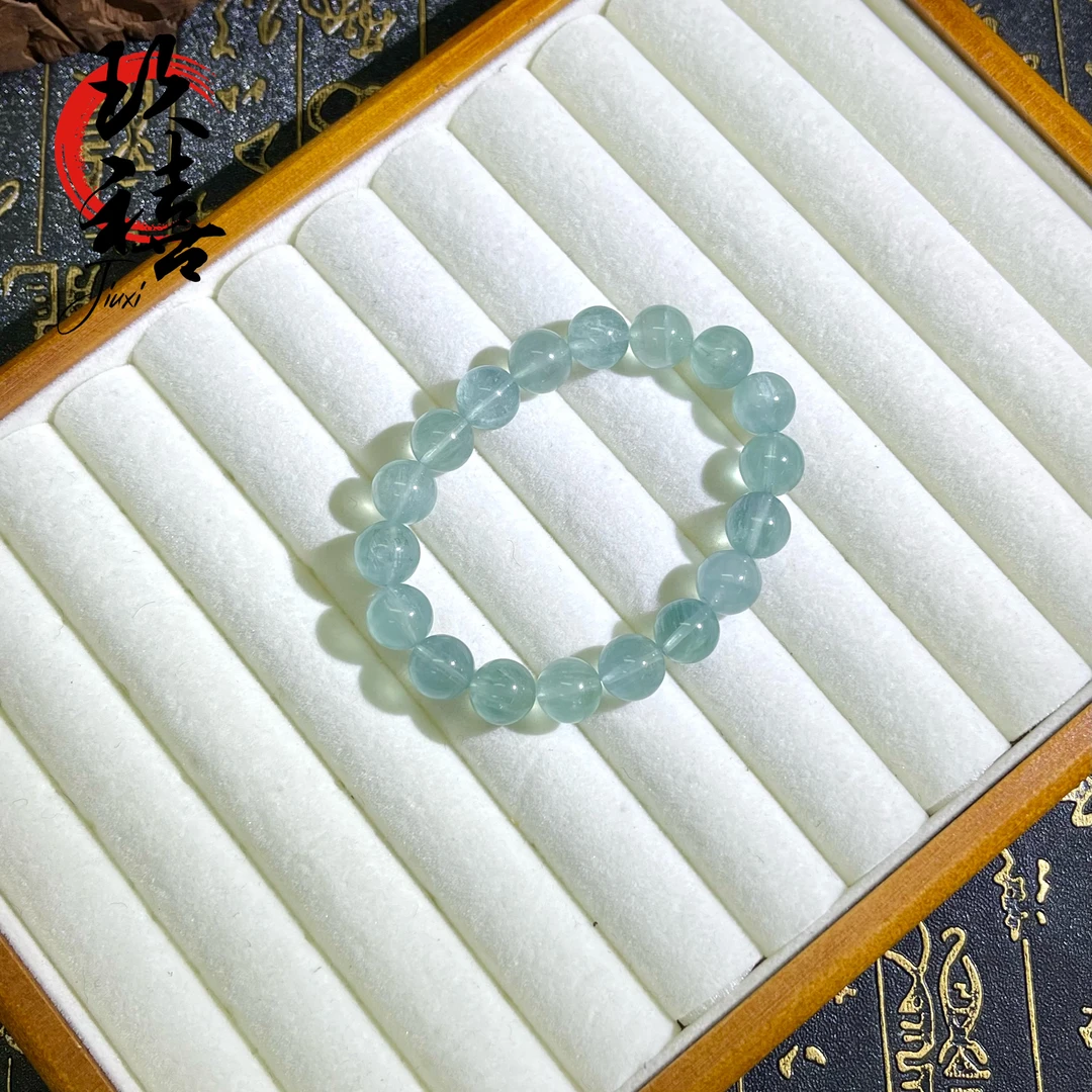 【二妹推荐】兔毛萤石单圈手串 0172 多样性发一