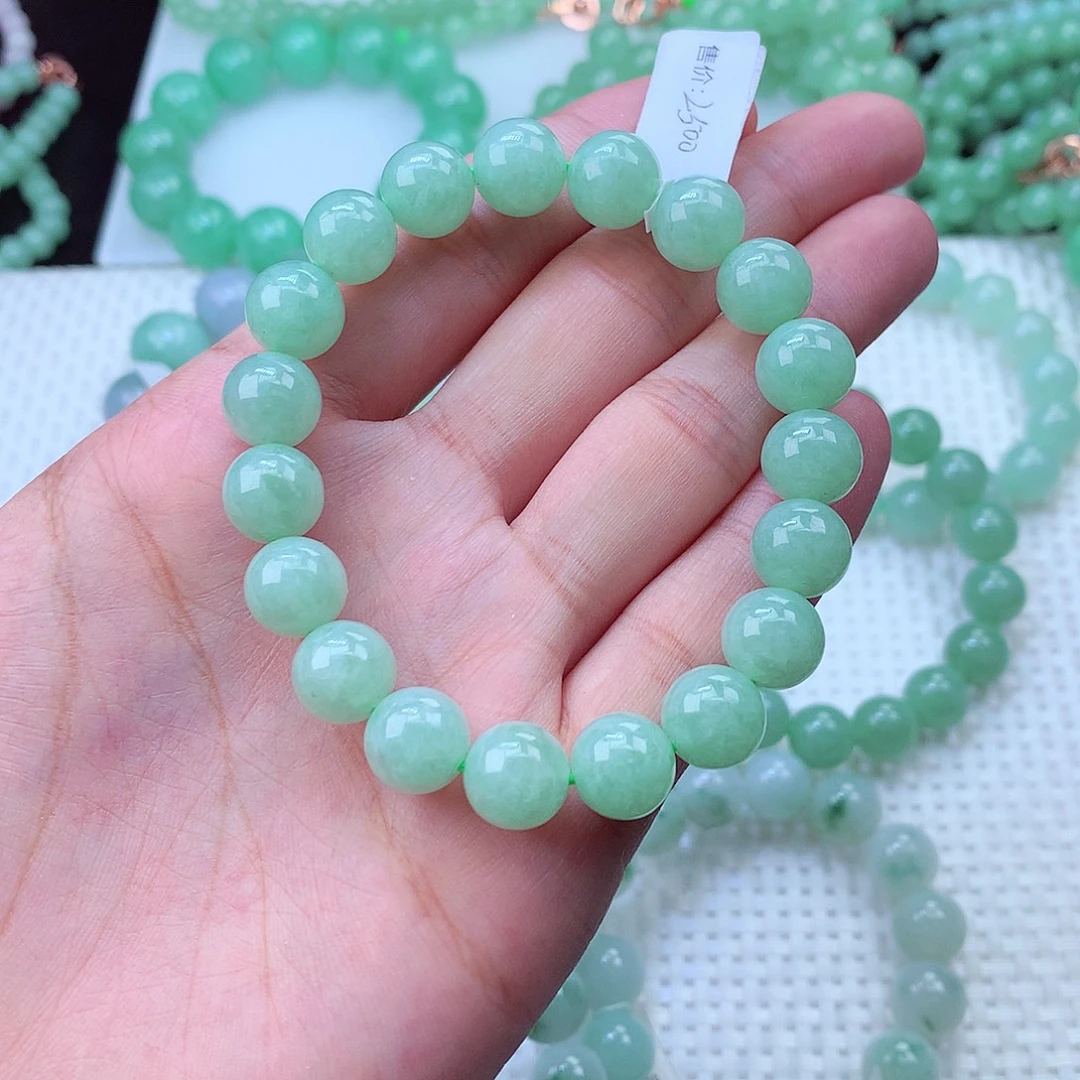 翡翠未镶嵌毛衣链卡10.5