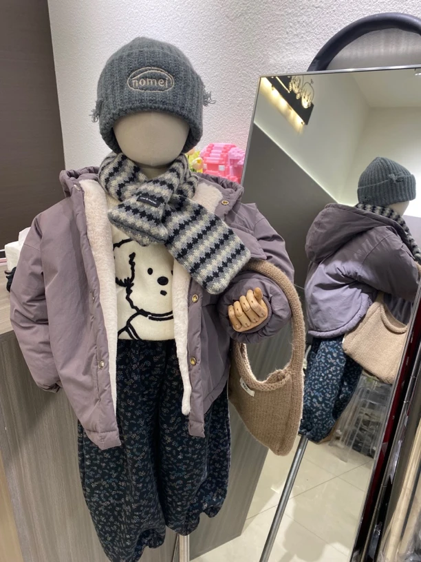 韩系棉服外套冬款