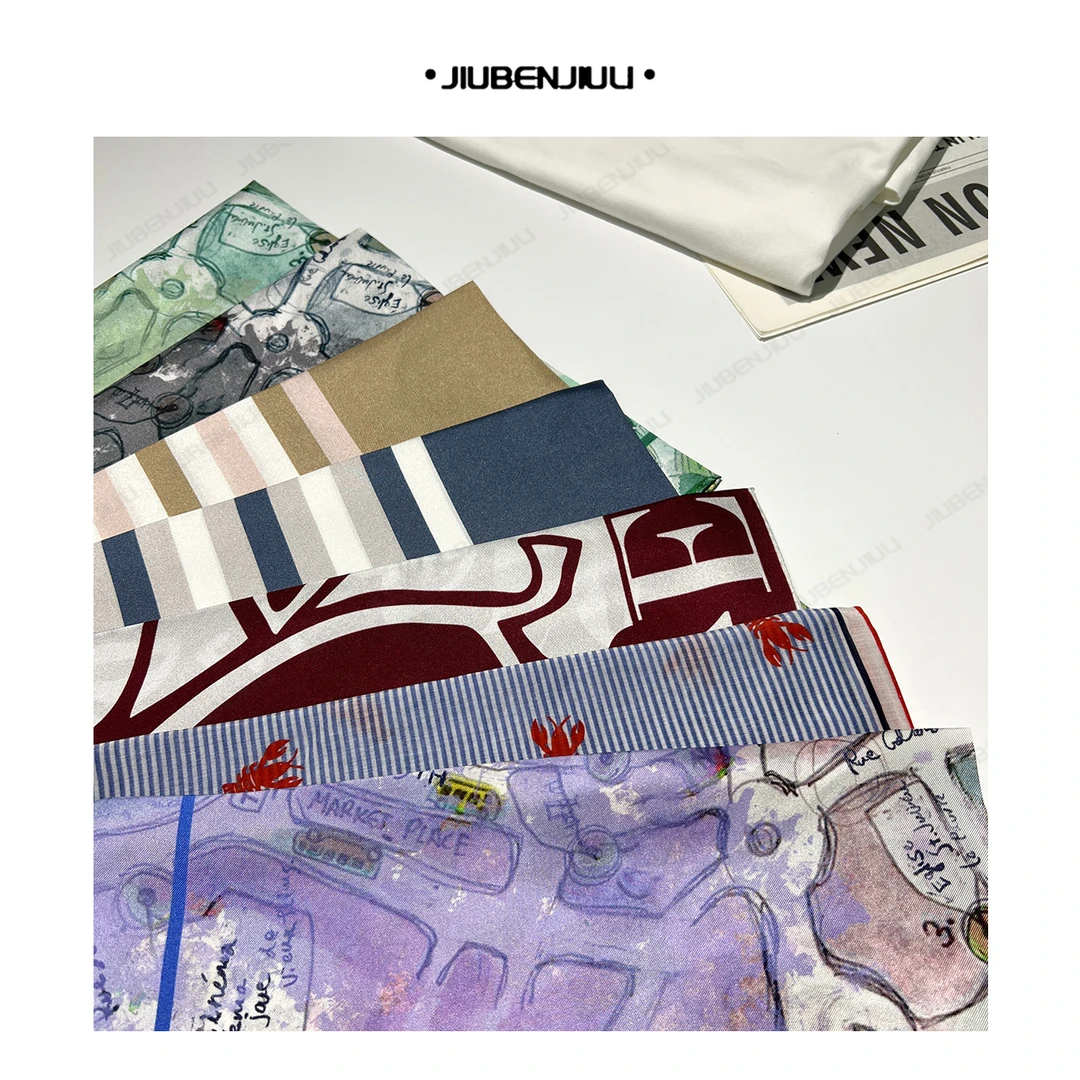 欧美时尚简约丝巾名媛气质丝巾65x65cm【20622】