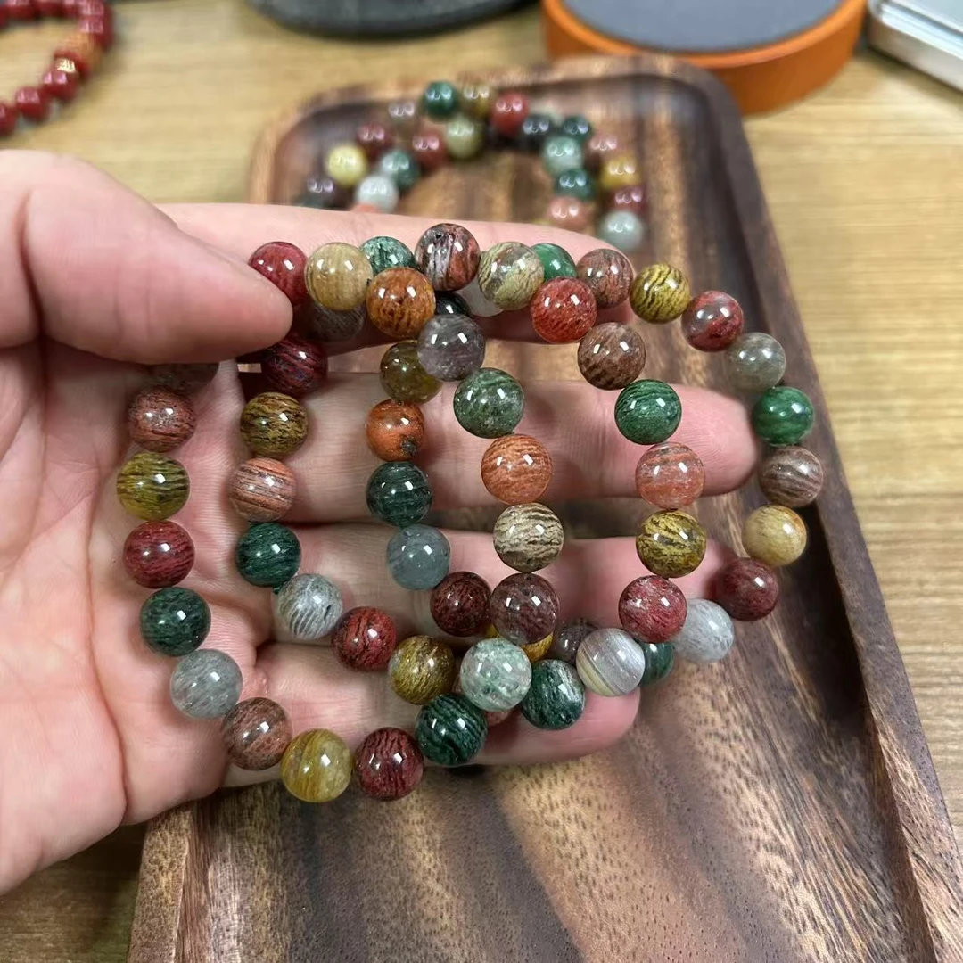 精品卡9mm+千层四季幽灵单圈素圈手串多样性发其一