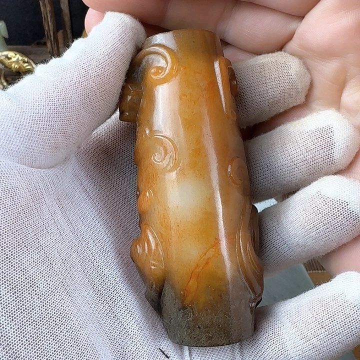 和田玉挂件未镶嵌。***。