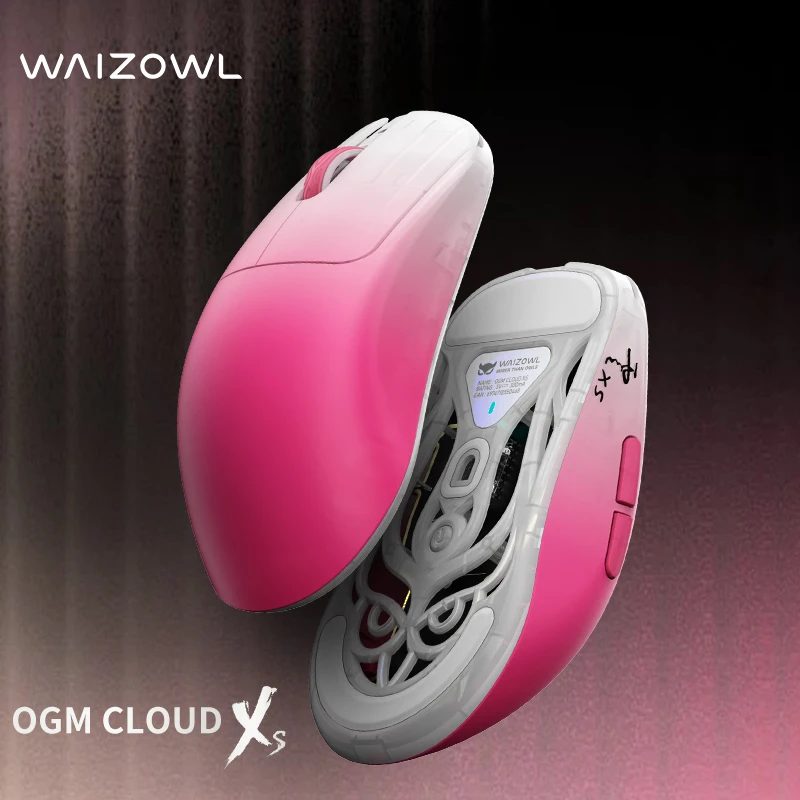 Waizowl唯卓OGM 云CloudXS 无线8k三模游戏鼠标3950 瓦洛兰特csgo