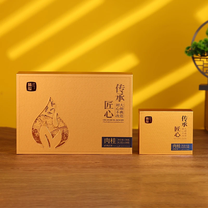 XIGUA/曦瓜传承匠心肉桂岩茶坑涧肉桂茶叶礼盒装170g武夷岩茶