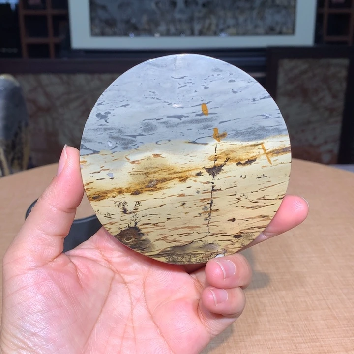 ，广西国画石摆件，收藏观赏