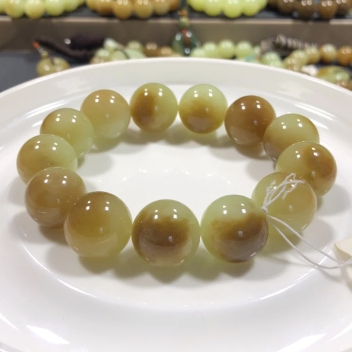 和田玉未镶嵌手链卡18