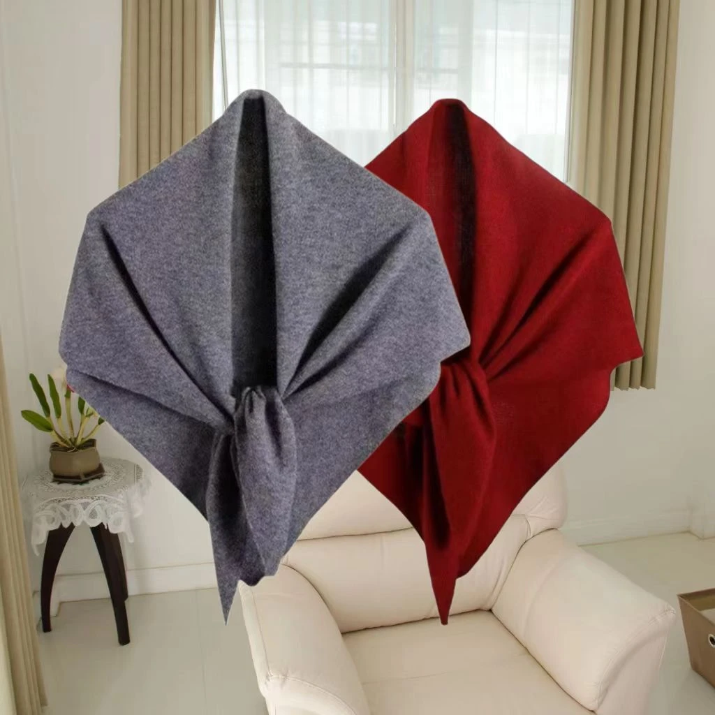 法式针织披肩百搭时尚纯色小披肩外搭护颈搭肩网红洋气假领子37