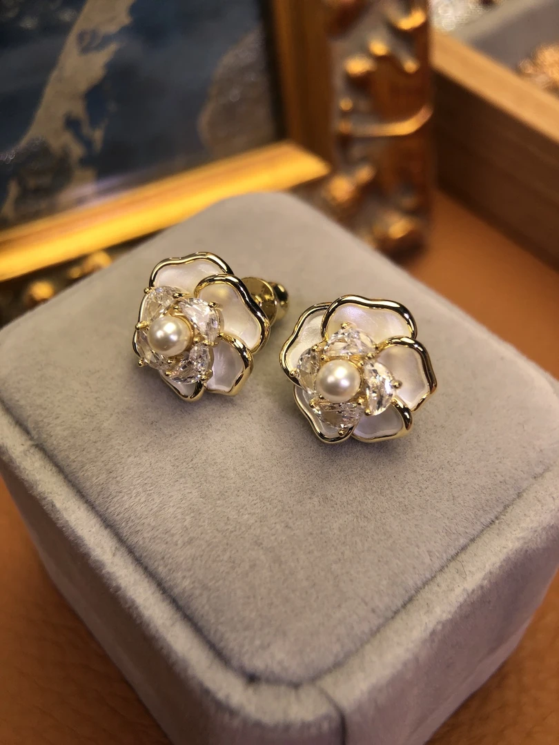 铜合金耳饰 A5692 FR★【格瑞斯】耳钉