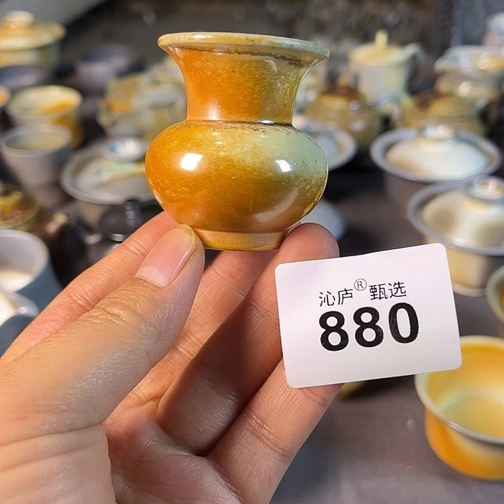 沁庐柴窑古法柴烧全手工茶具