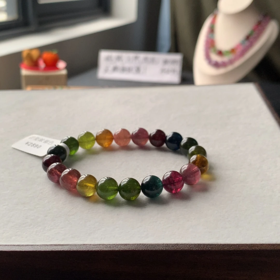 未镶嵌手链碧玺碧玺