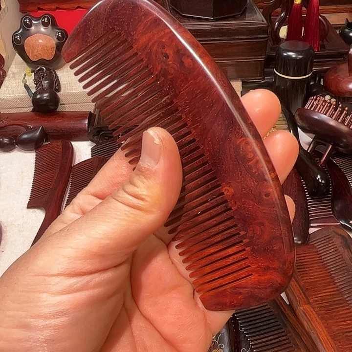 *****红酸枝木类紫檀木梳子