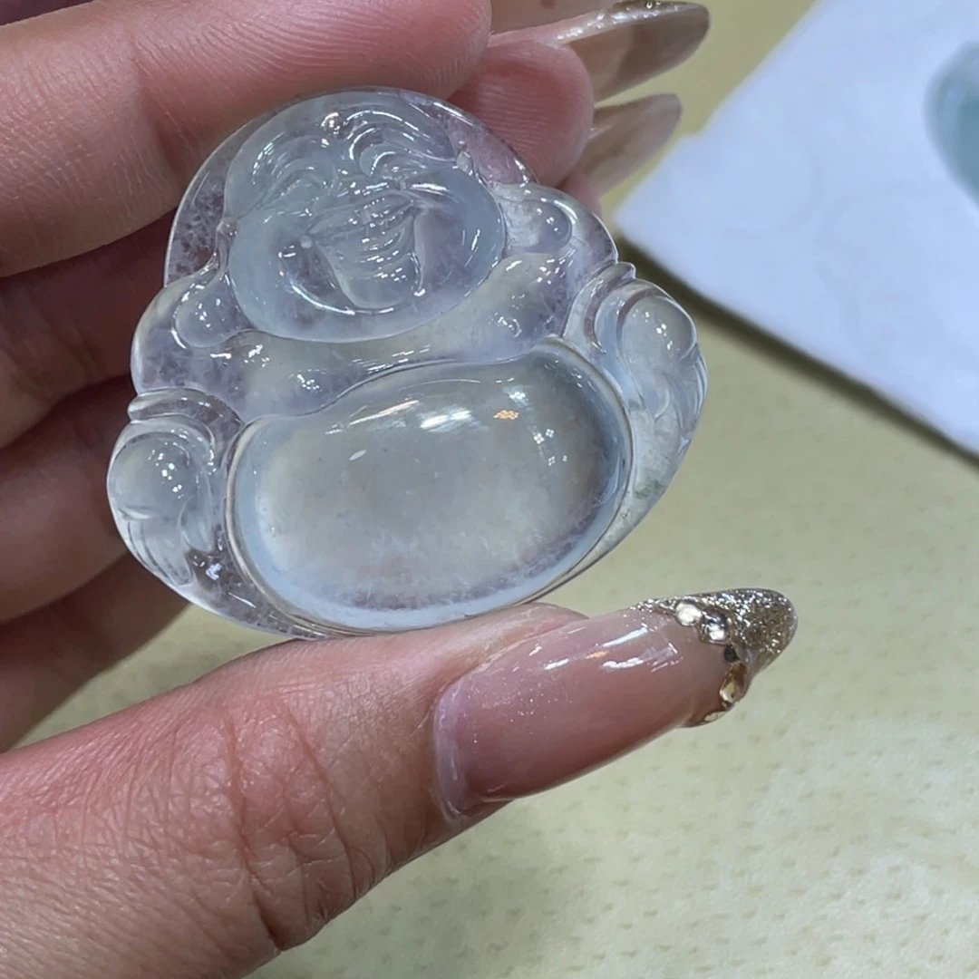 颈饰未镶嵌翡翠佛公