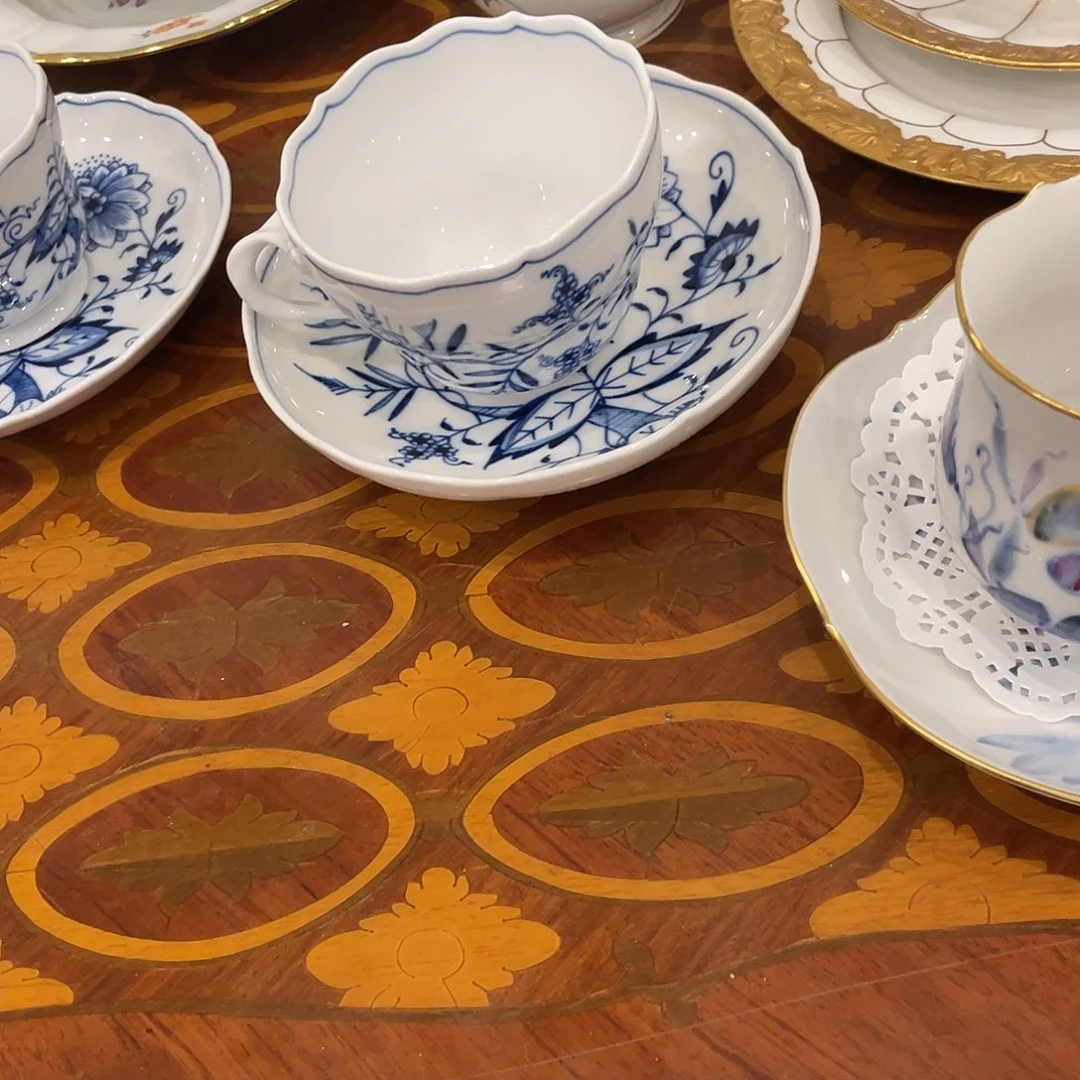 瓷片中古二等蓝洋葱九折