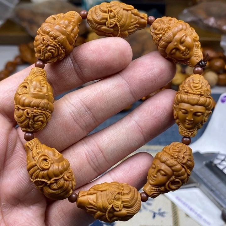 橄榄核手串/手链橄榄核雕工艺手串