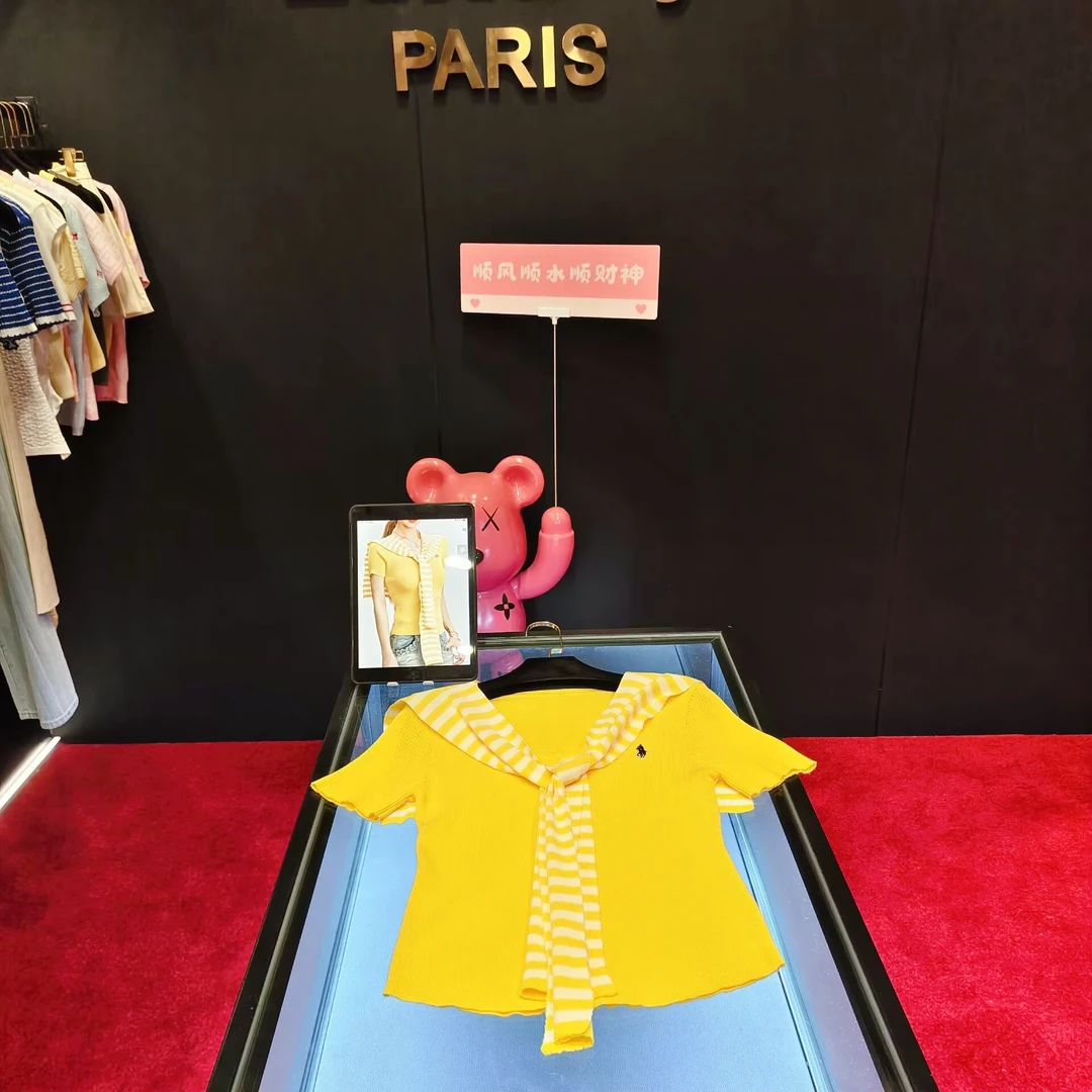 4758 高品质高颜值修身显瘦短袖针织衫