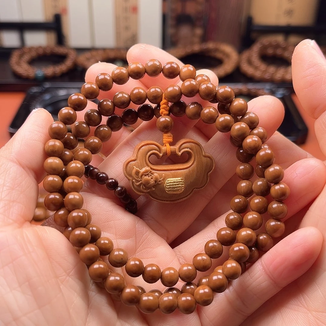 库克手串0.8多圈圆珠108颗