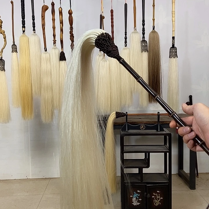 纯手工制作马尾拂尘
