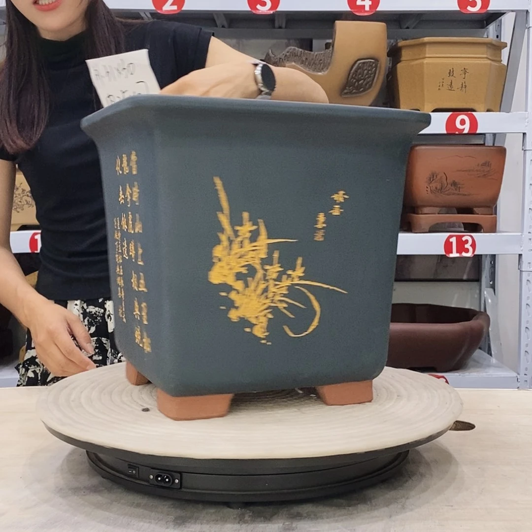 紫砂花盆紫砂花盆