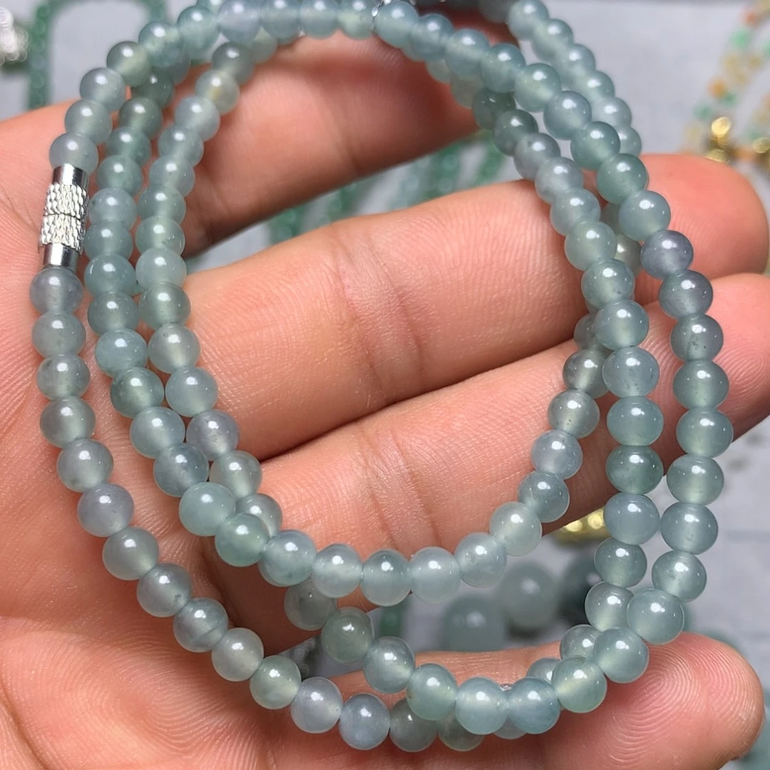 定制翡翠未镶嵌项链