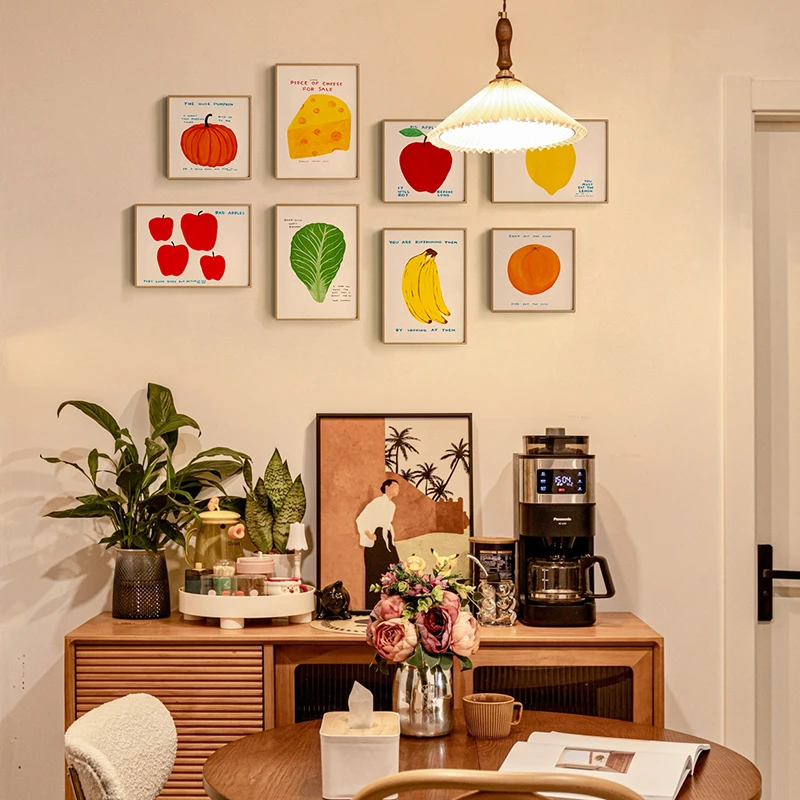 免打孔不伤墙创意照片墙定制客厅走道布置可打印相框