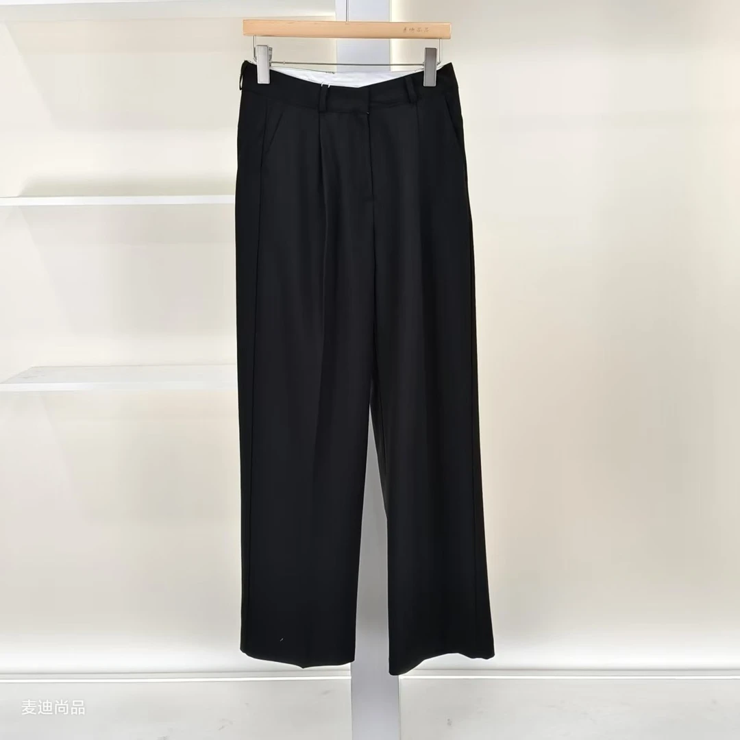 【麦迪尚品02】50614108春秋百搭休闲阔腿裤品牌撤柜