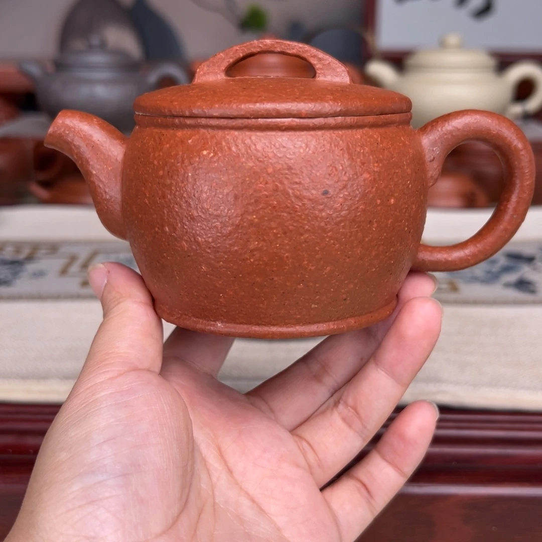 茶壶紫砂红黄泥的240