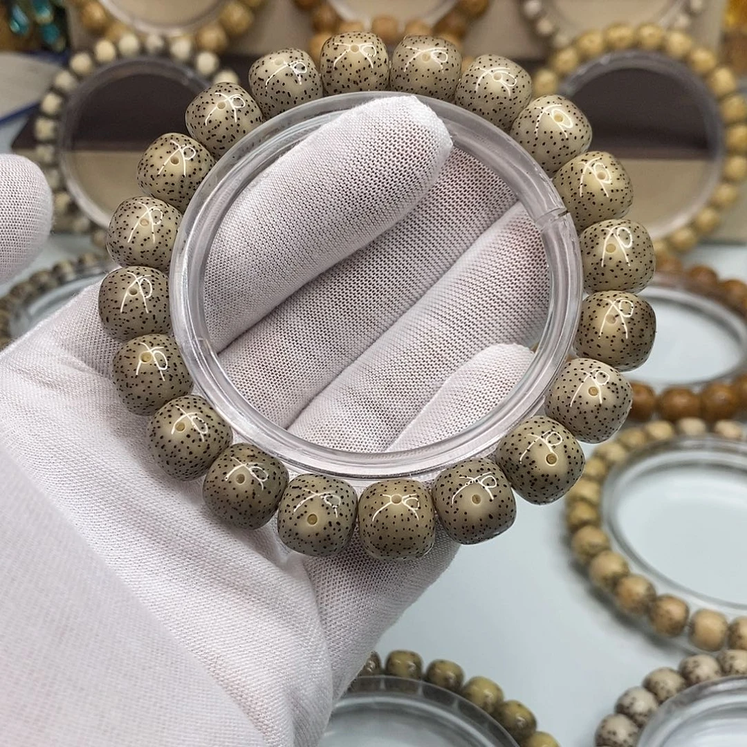 星月菩提手串12×11一物一图原生态同枝糯冰针尖星无烟花