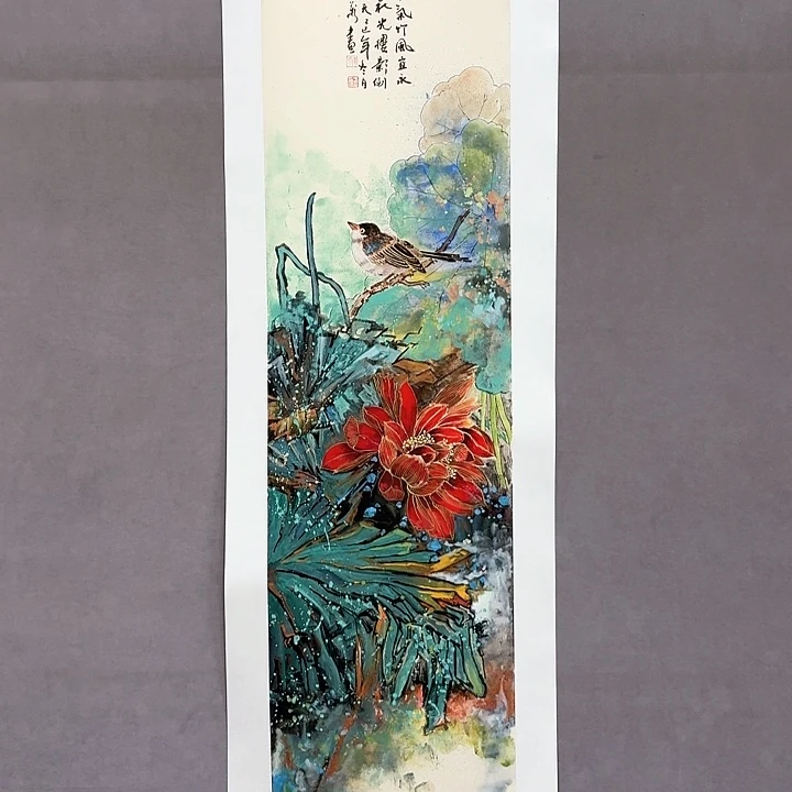 国画亲笔手绘放心去藏
