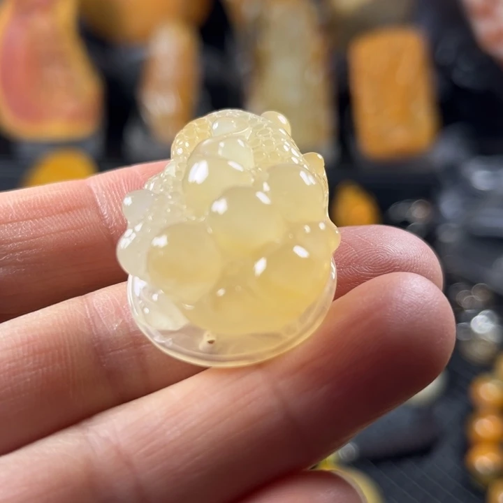 石英质玉（黄龙玉）未镶嵌手串