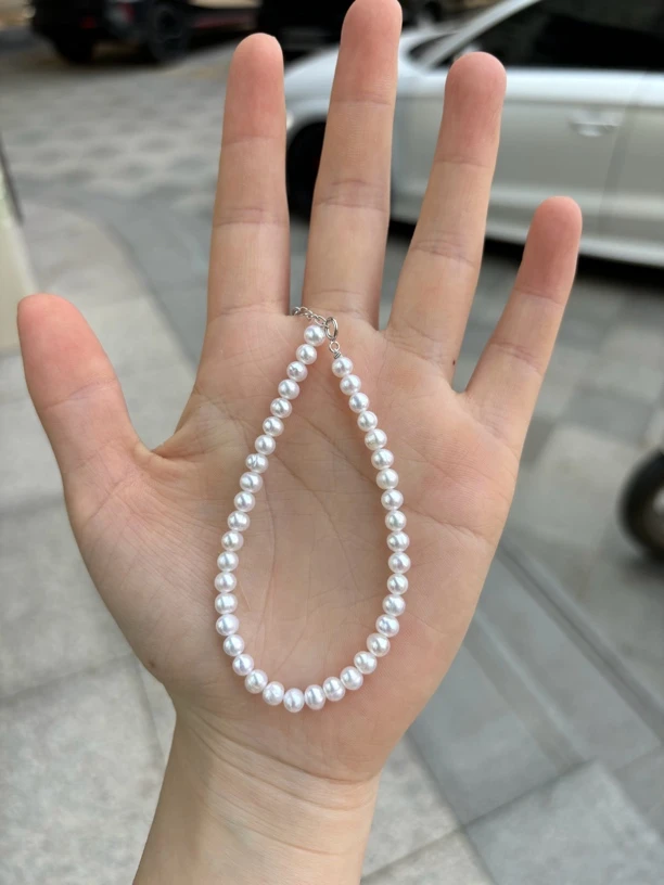 1005天然珍珠s925银极光手链