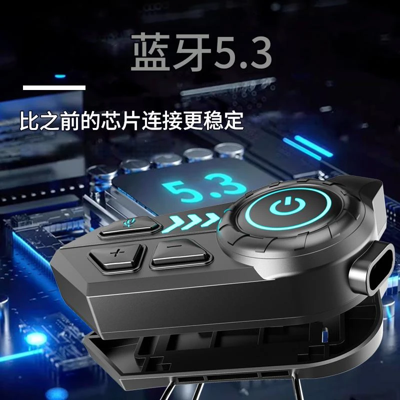 摩托车头盔蓝牙耳机外卖骑手全盔半盔防水长续航重低音X10
