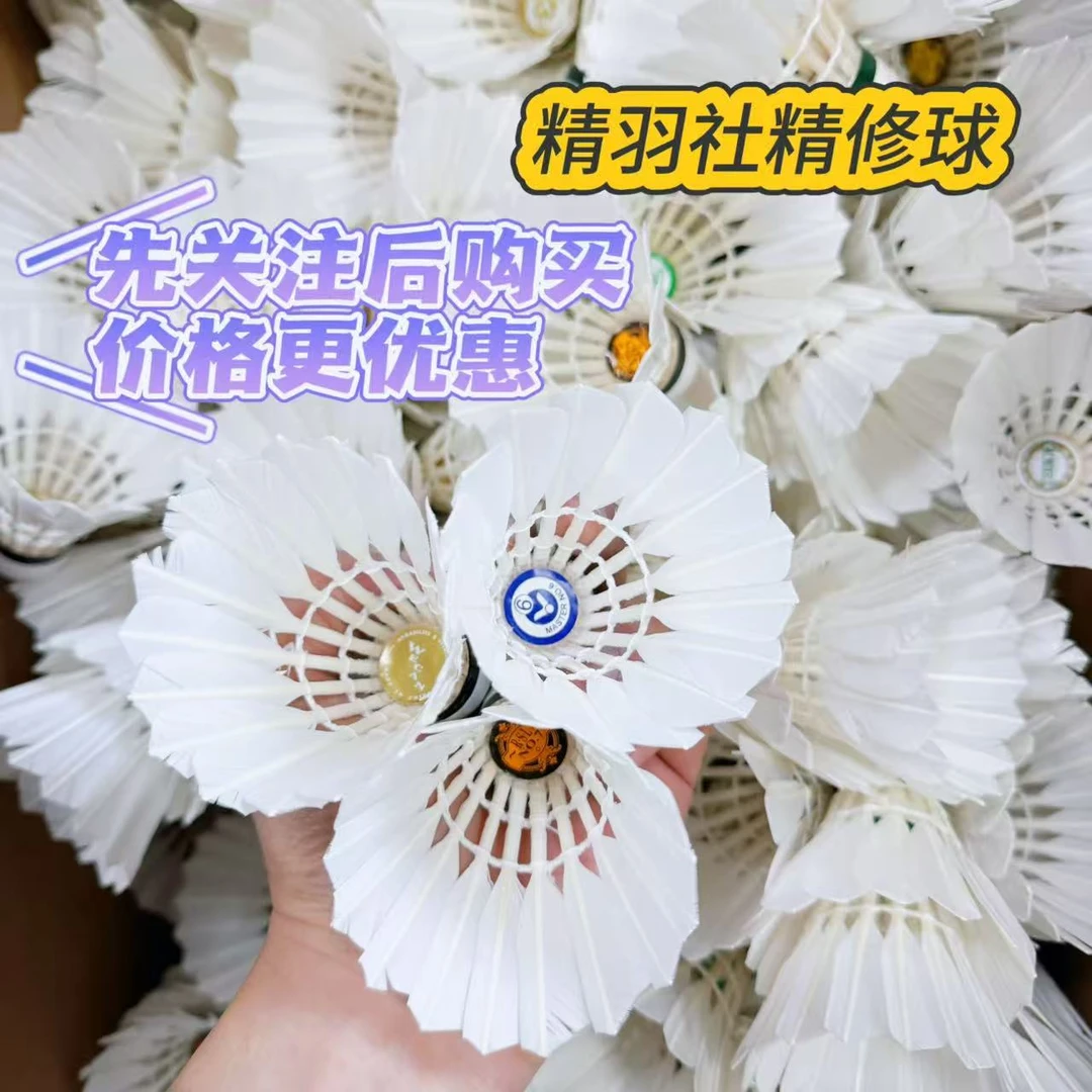 专业比赛训练用羽毛球飞行稳定耐打适合室内外使用